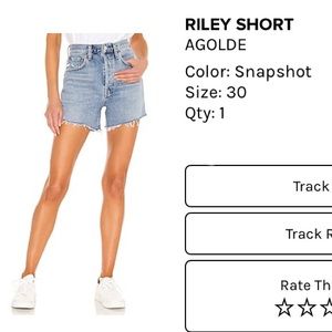 Agolde Riley shorts